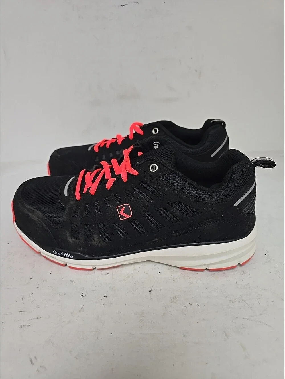 DAKOTA Women's Quad Lite Alum Toe Comp Plate Work Shoes 3602 Black Size 9M